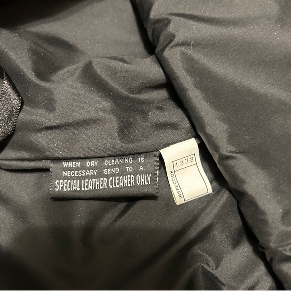 Vintage Byrnes & Baker Black Leather Skirt - Picture 12 of 13